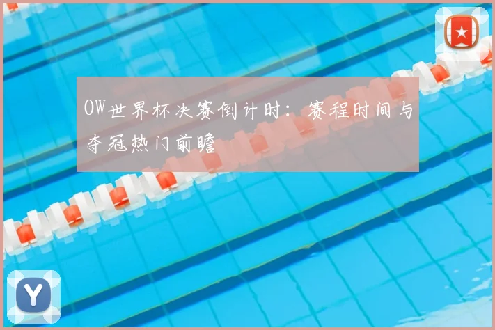OW世界杯决赛倒计时：赛程时间与夺冠热门前瞻